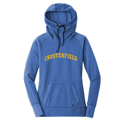 Ladies Tri Blend Fleece Pullover Hoodie 2 Thumbnail